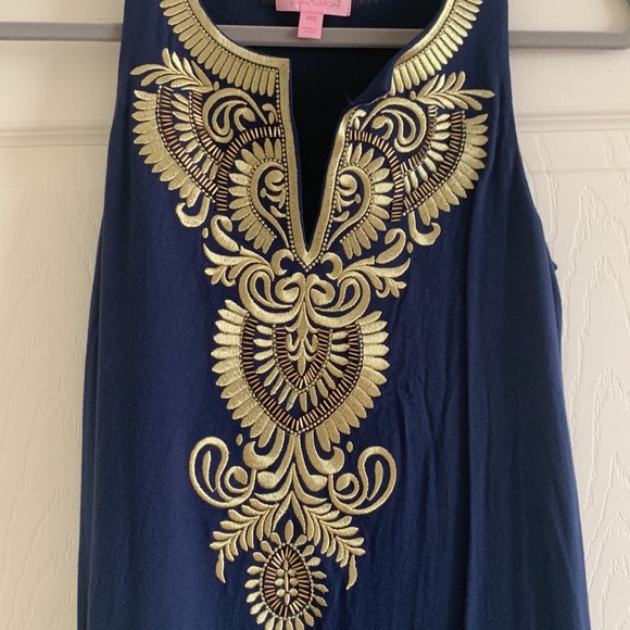 Lilly Pulitzer navy dress - Picture 3 of 6